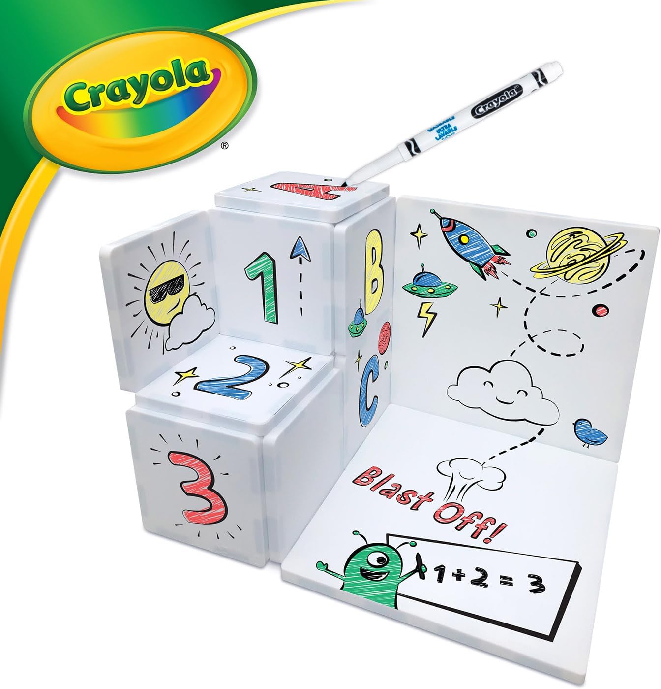 CreateOn Crayola Doodle Tile 40 Piece Set