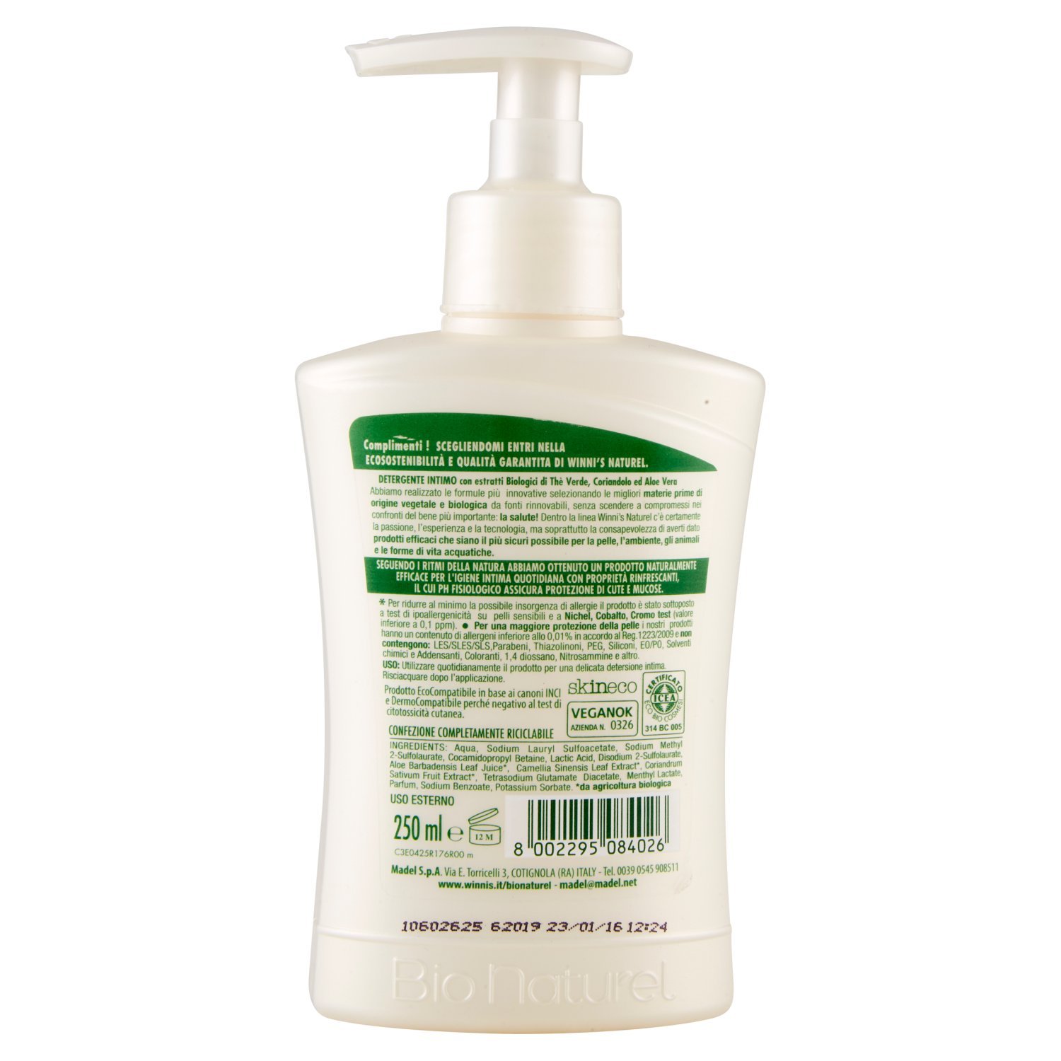 Winnis Naturel środek do czyszczenia bielizny, 250 ml, 21
