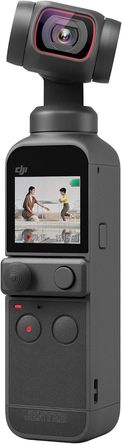 DJI OSMO Pocket - 4K/60FPS Handheld 3-Axis Action Camera with 64 GB Extreme microSD Card