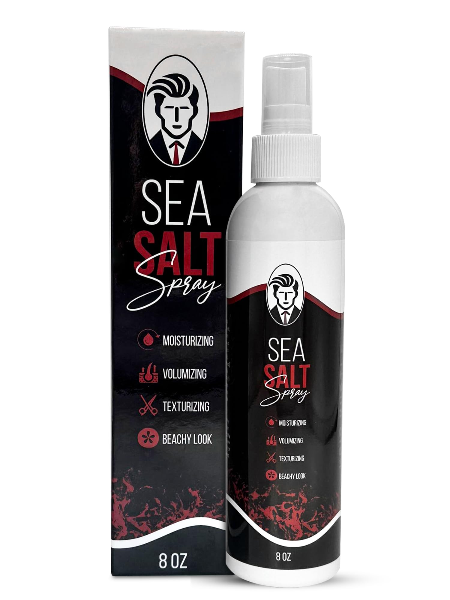 Natural Sea Salt Spray for Hair - Texturizing Volumizing Spray for Men Women - Matte Finish Beachy Waves