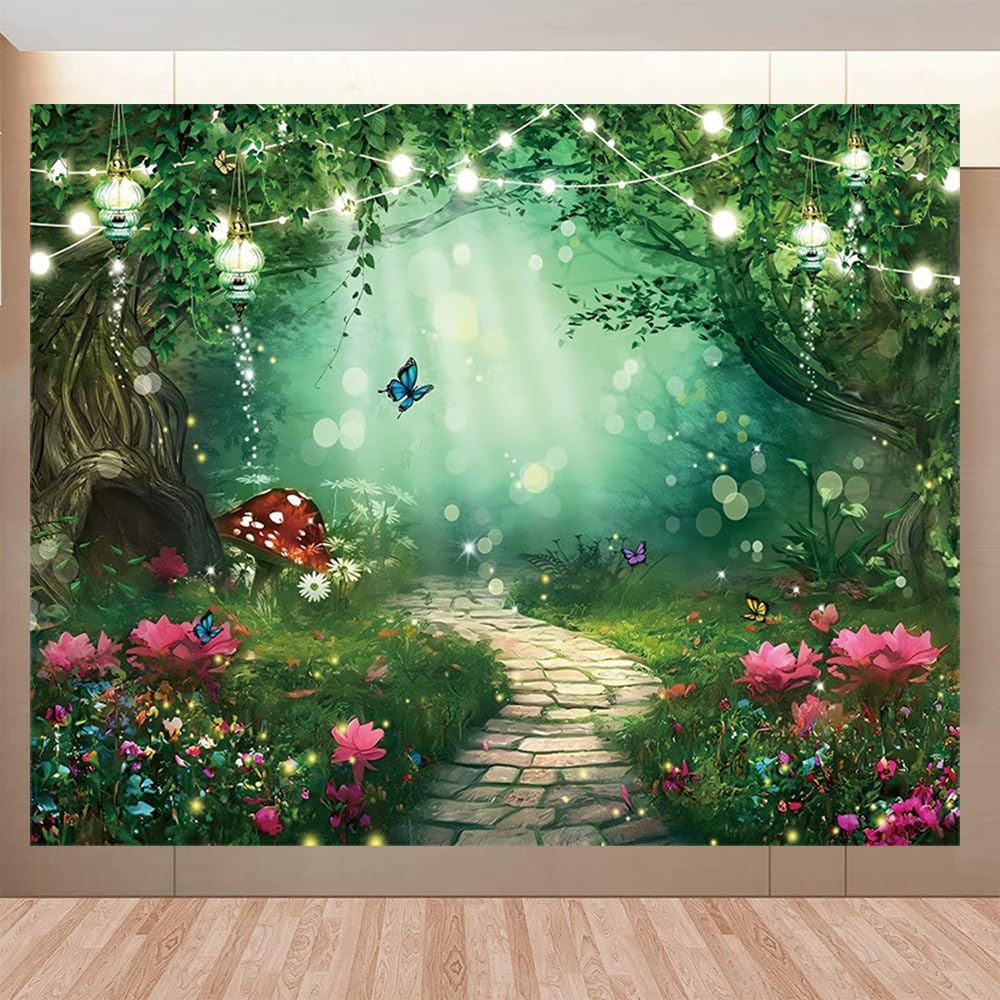 Enchanted Forest Photo Backdrop Diy