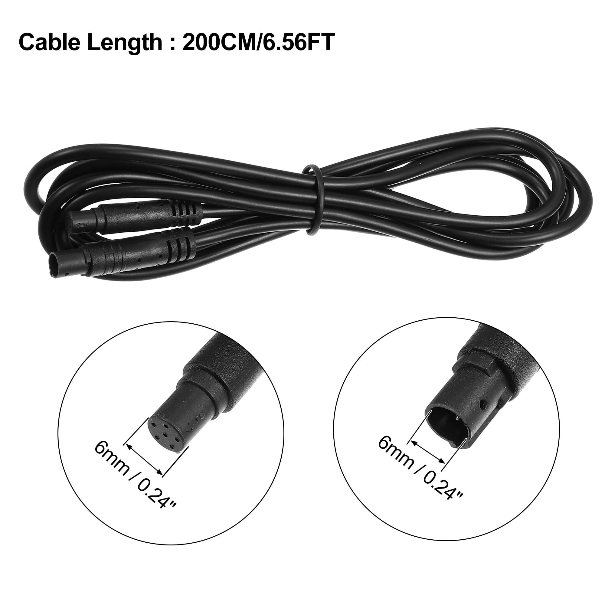 Reverse Camera Extension Cable 6 Pin Backup Camera Extension Cable - 6 ...