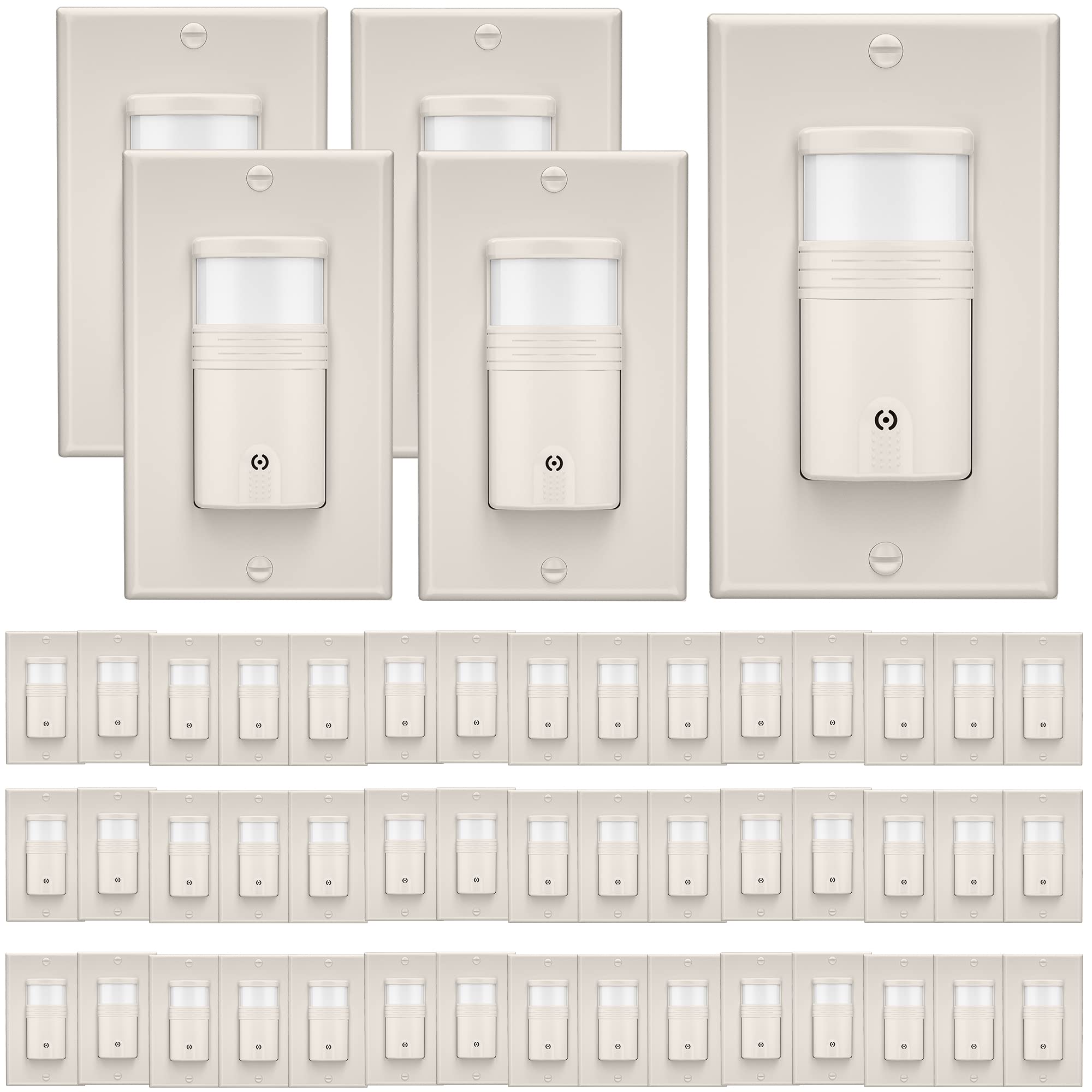 EverElectrix Motion Sensor Light Switch, Neutral Wire Required, Single Pole Only (Not 3-Way), Indoor