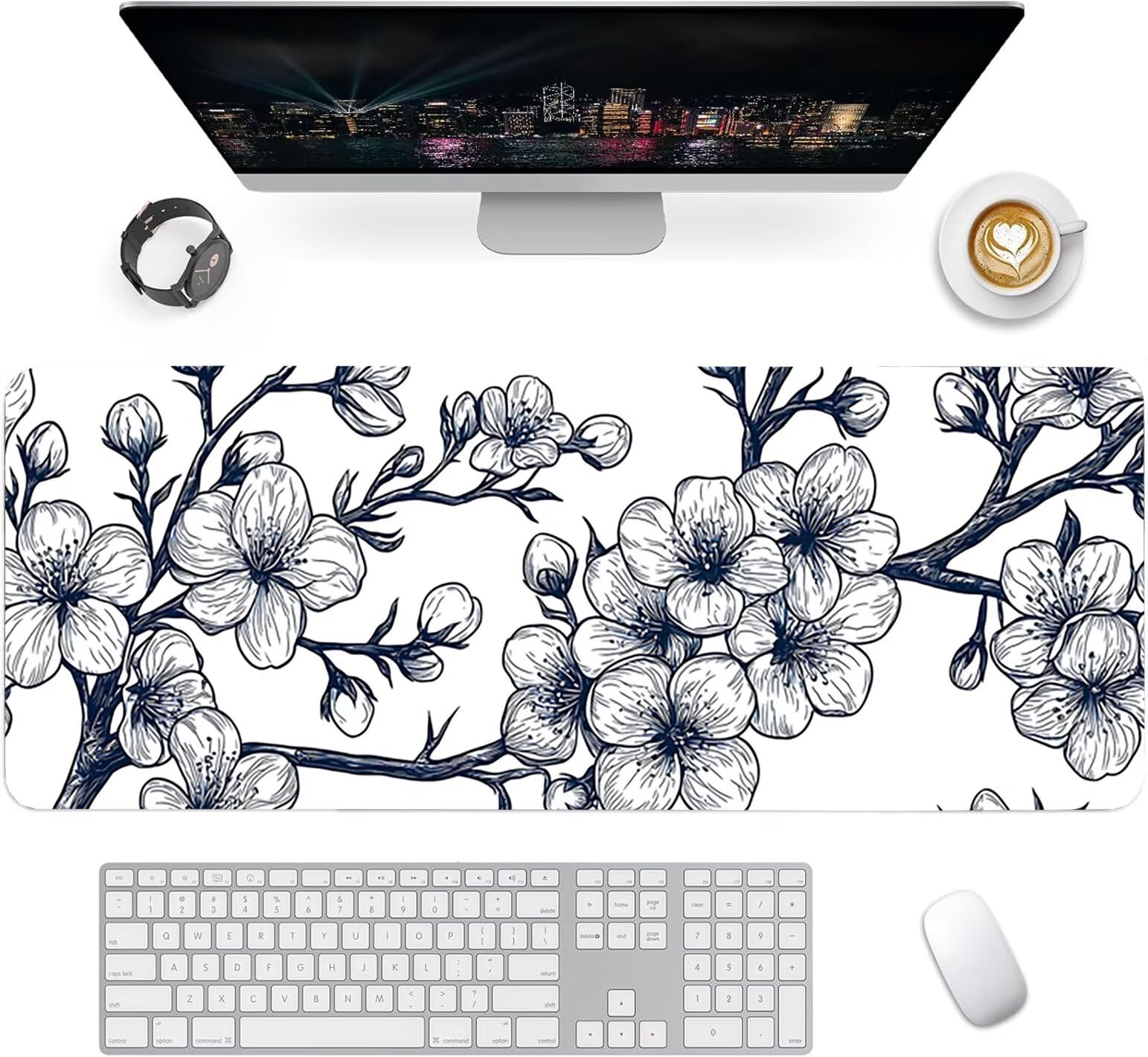 XXL Gaming Muismat 1000x500x3 Mm – Leeuw Print, Antislip Rubberen Basis, Gestikte Randen, Wasbare Bureauonderlegger Voor PC En Muis – LJ-1842