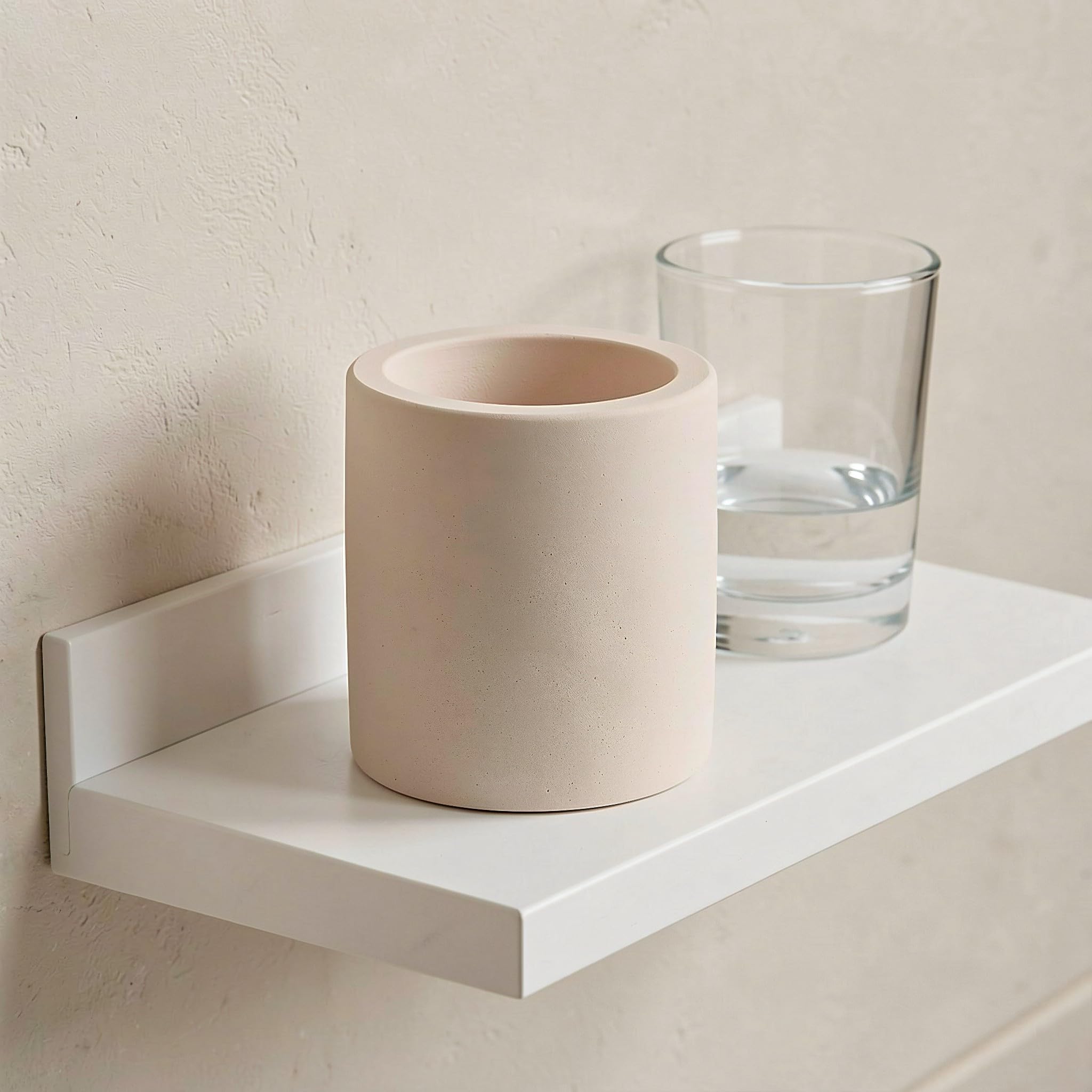 OUNONA 2 Soportes para cepillos de Dientes de diatomita, Vaso para cepillos