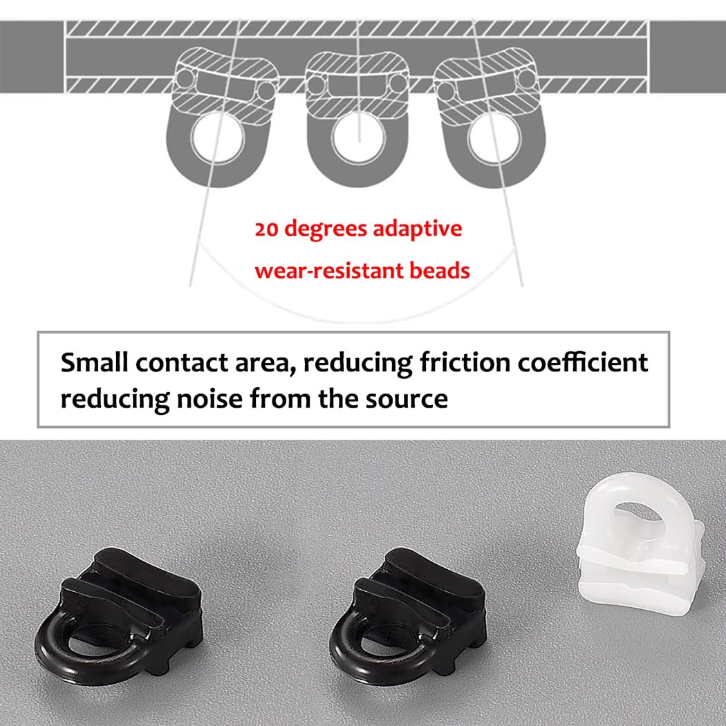 Rail de rideau autocollant - Sans perçage, sans outils, installation sans dommages - Réglable de 100 à 300 cm - Rail facile à glisser - Couleur blanche - Parfait pour rideaux et rideaux