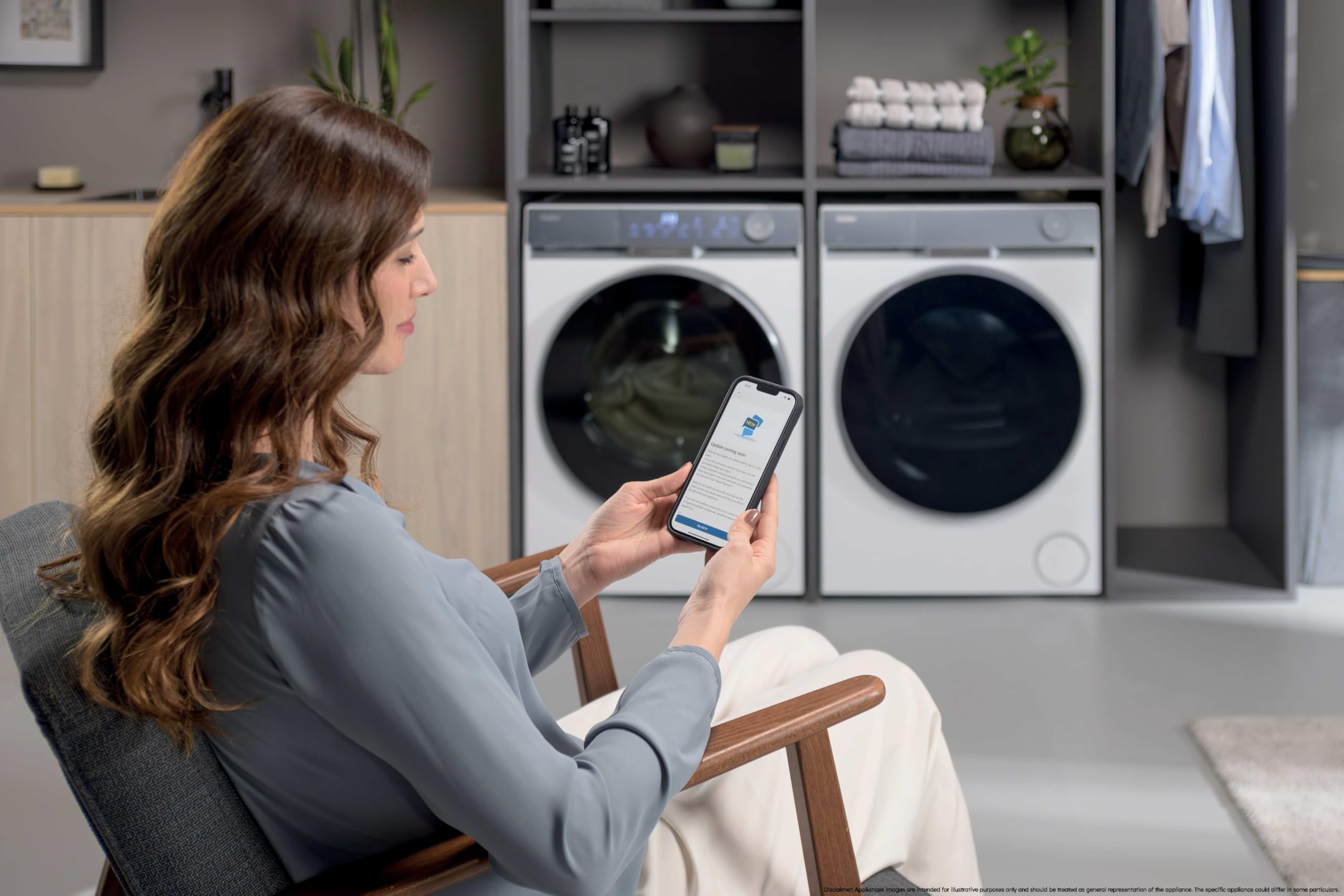 Haier X9 Series HW90-B14387U1-IB Lavadora Carga Frontal 9KG, Clase A -35%, Función Vapor, Motor Direct Motion, Display Digital, 1400RPM, Ultra Fresh Air, Libre Instalación, 14Programas, Blanco