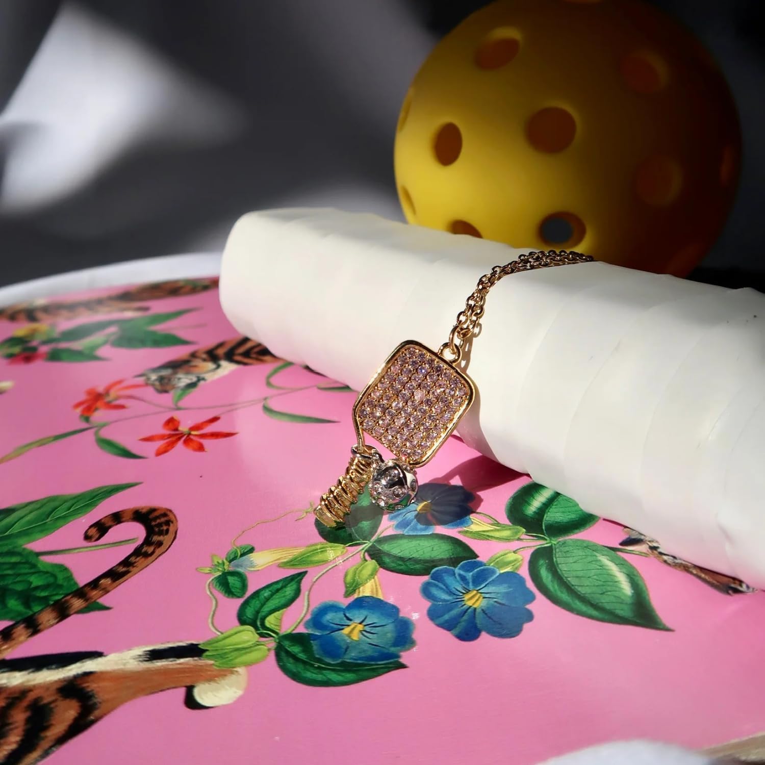 KC Chic Designs Pickleball Passion 316 Stainless Steel Necklace | Water and Tarnish Resistant | Hypoallergenic, Lead, Nickel & Brass Free | Dainty Pickleball Paddle, Necklace for Women, Gift for Her - Image 5