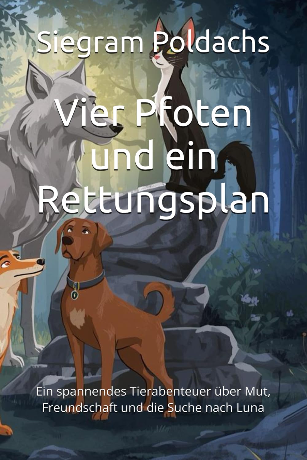 Vier Pfoten und ein Rettungsplan: Ein spannendes Tierabenteuer über Mut, Freundschaft und die Suche nach Luna