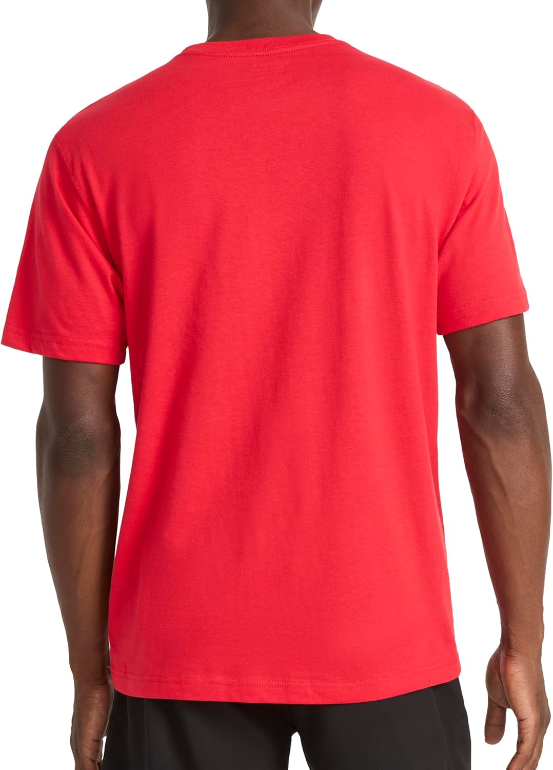 Reebok Mens Short Sleeve Graphic Crewneck T-Shirt, Standard Fit, Lightweight Cotton-Poly Fabric - Image 2