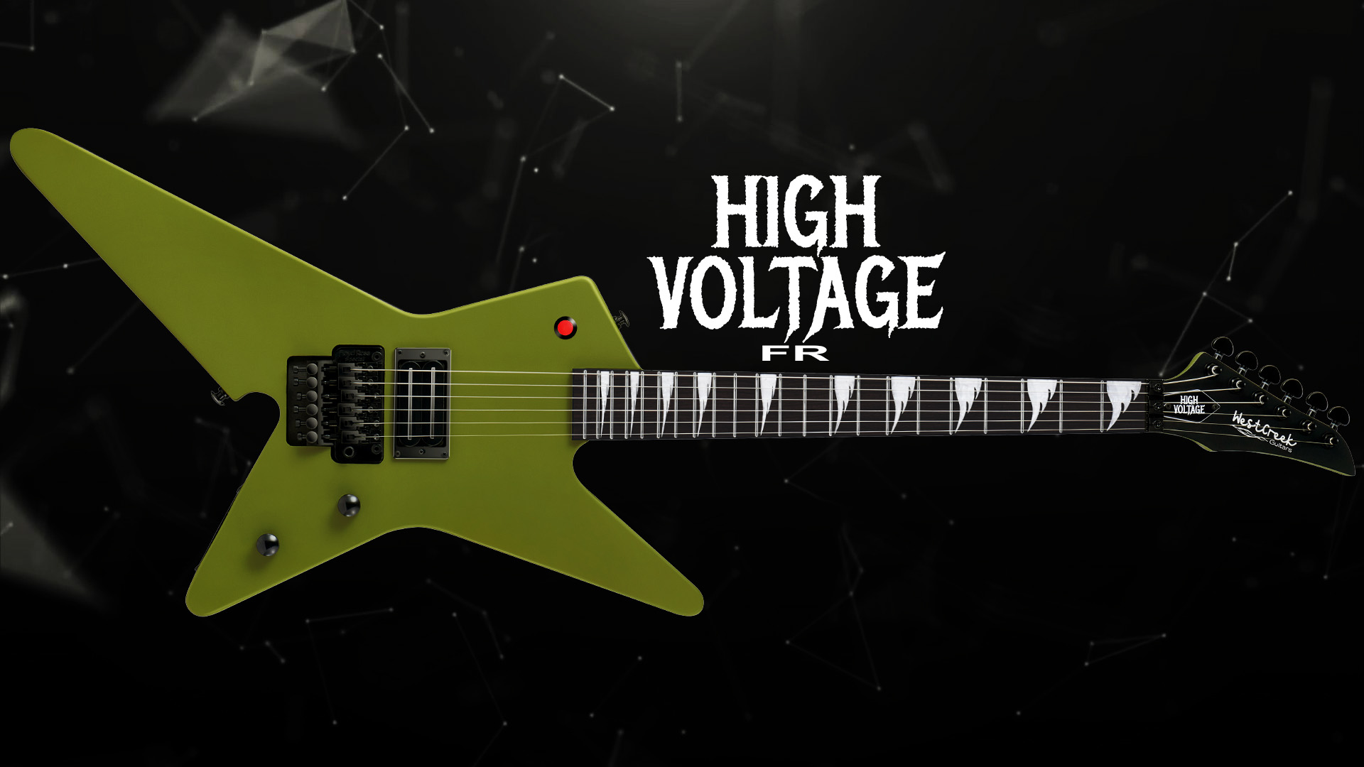 Amazon.com: WestCreek HVFR Solid Body Electric Guitar, Heavy Metal