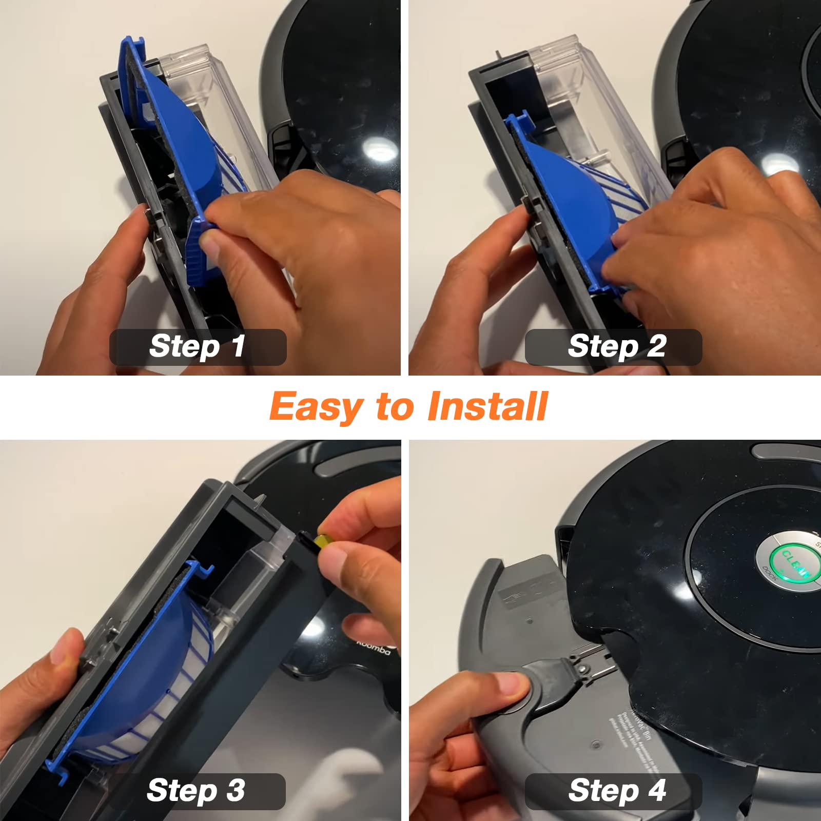 Amazon.co.jp: Blutoget ルンバフィルター エアロ 掃除機フィルター 10