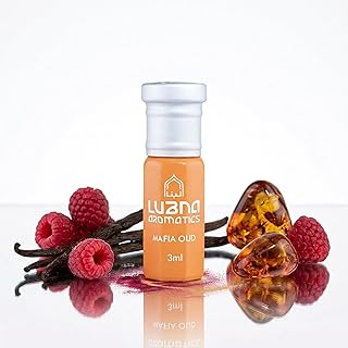 Lubna Aromatics Mafia Oud Perfume Attar | Long-Lasting Alcohol-Free Perfume Oil | Premium Woody Oud Fragrance for Men &amp; Wo...