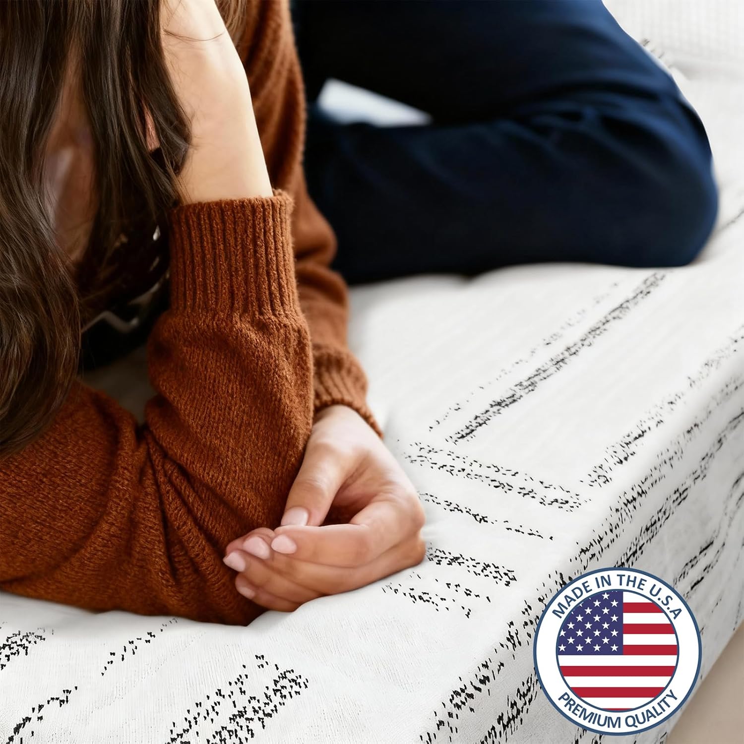 King Size Mattress, 10 Inch Gel Memory Foam Mattress in a Box, Medium Firm, Pressure Relief & Upgraded Support, CertiPUR-US,Made in USA