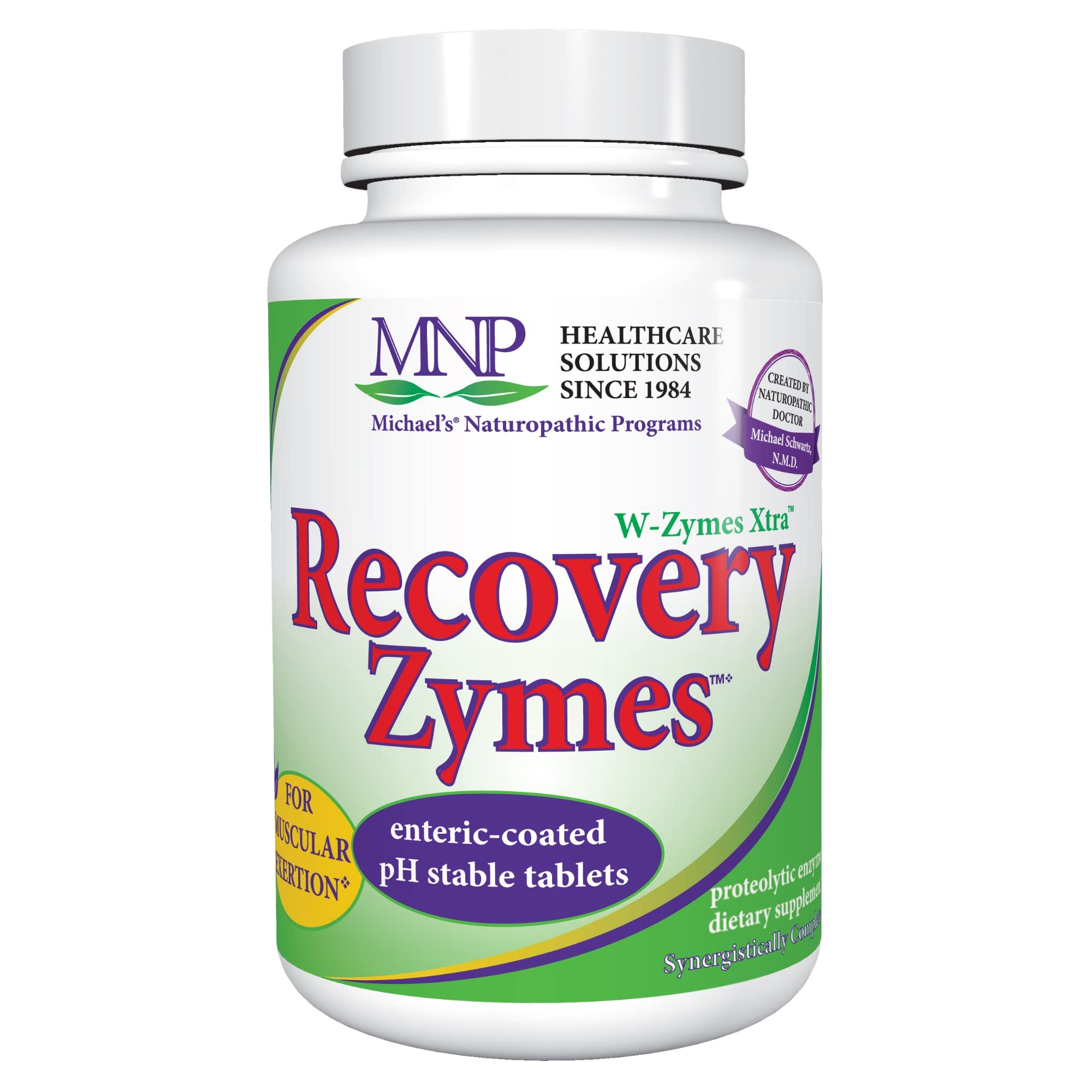 Michael's Naturopathic Programs Recovery Zymes - 270 Enteric Coated pH Stable Tablets - Proteolytic 