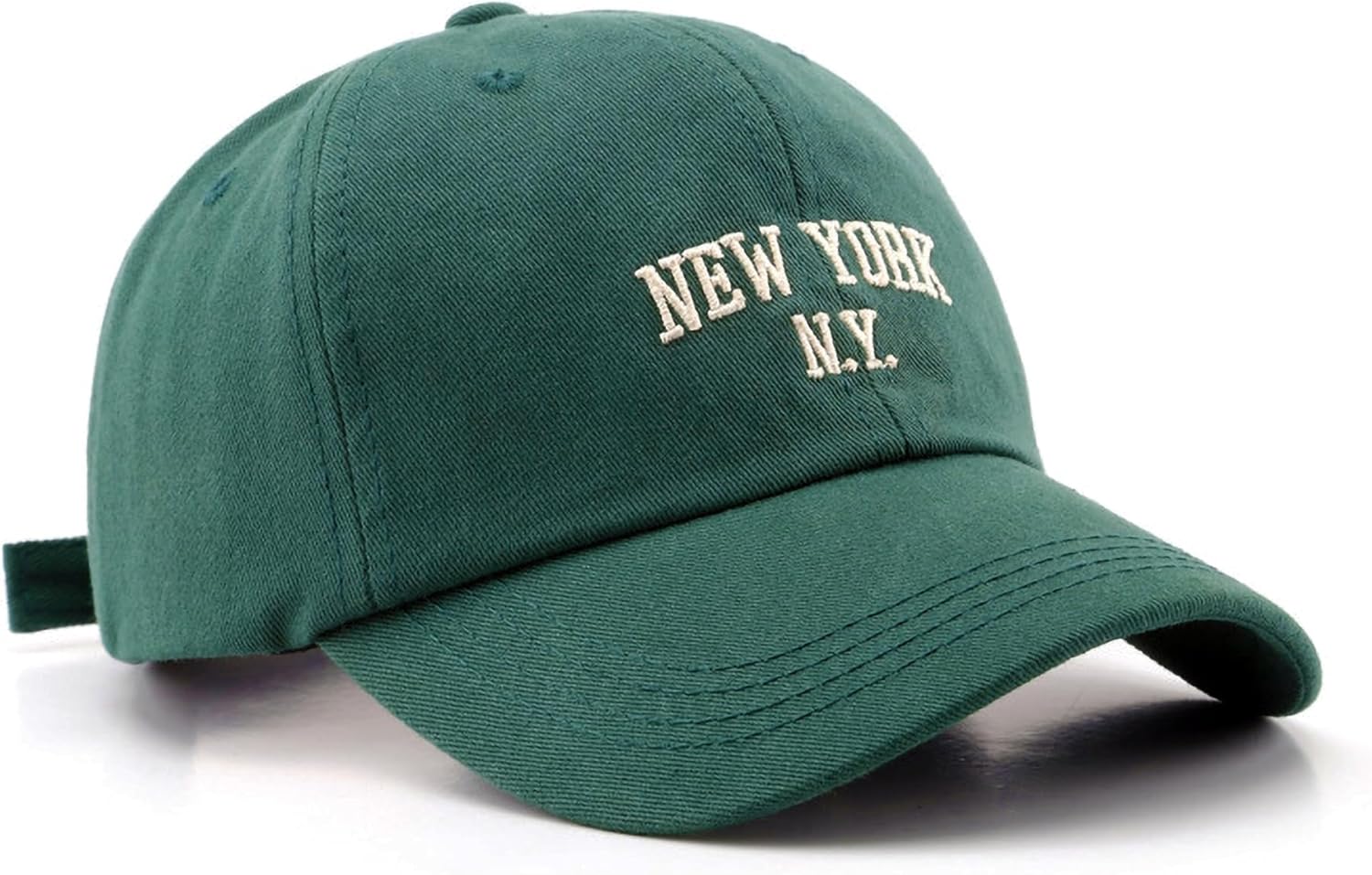 New York Embroidery Baseball Cap Cotton Trucker Dad Hat with Adjustable Buckle Visor Cap for Men Women