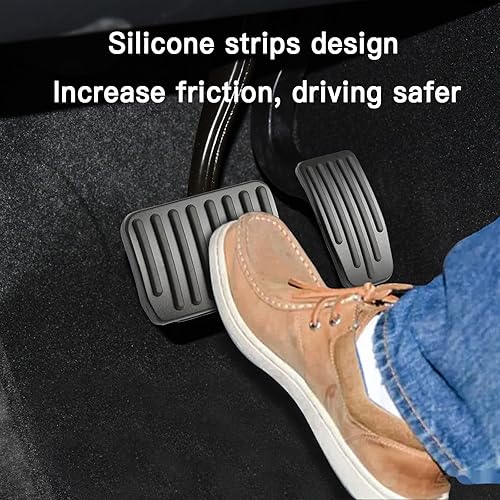 Miniatura 3 de Carwiner Juego de almohadillas de pedal para Tesla Model 3 Model Y Performance aluminio Pedal Covers Accesorios