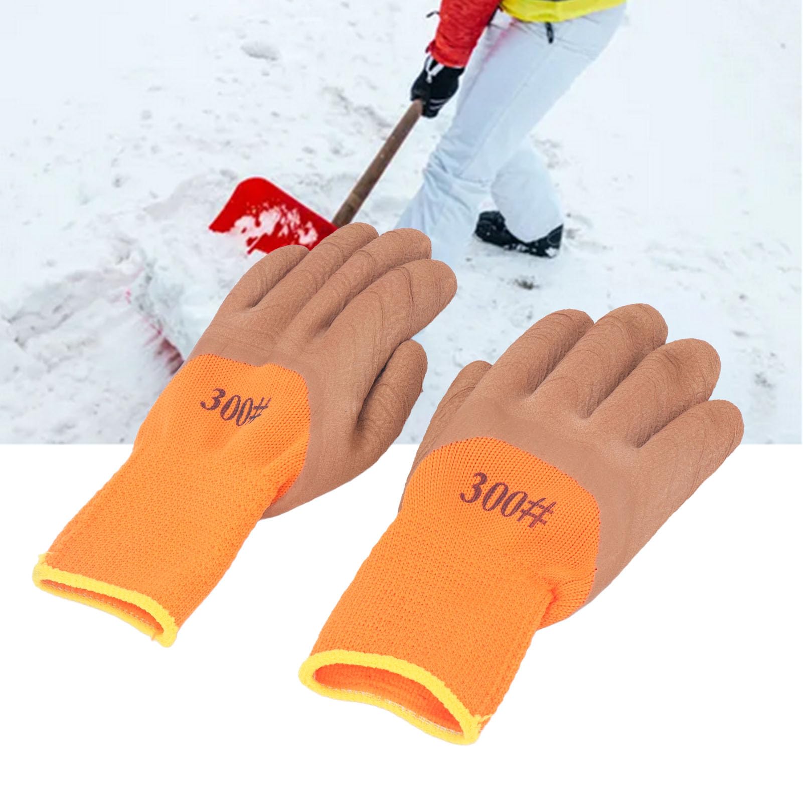 Jeanoko de Trabajo de Invierno con Aislamiento Térmico Impermeable para Hombres, de Seguridad Antideslizantes para Protección Al Aire Libre, Paquete de 10