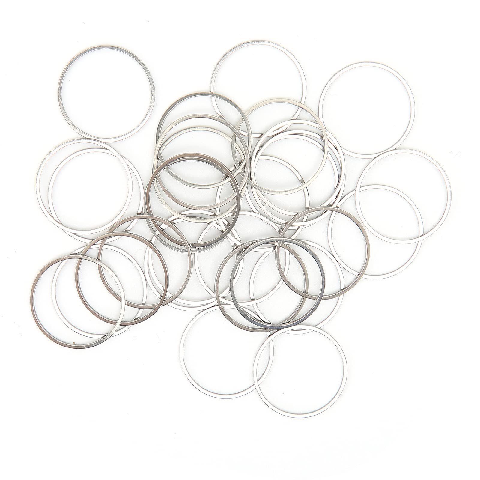 Pendentifs de Cadre Creux de Lunette Arrière Ouverte Ronde 10PCS Pendentifs de Cadre Creux Ronds pour les Résultats de Fabrication de Bijoux à Bricoler Soi-même Fournitures (KC Or