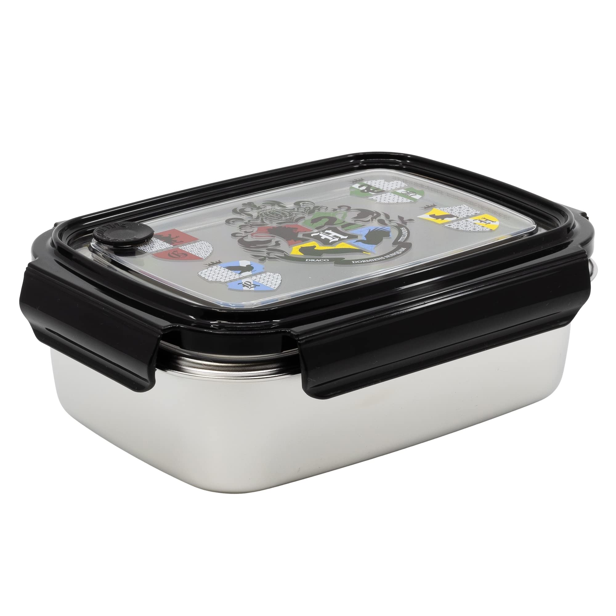Stor Multicolor 8412497039401 Stainless Steel Rectangular Sandwich Box, 1030 Ml Capacity, Harry Potter