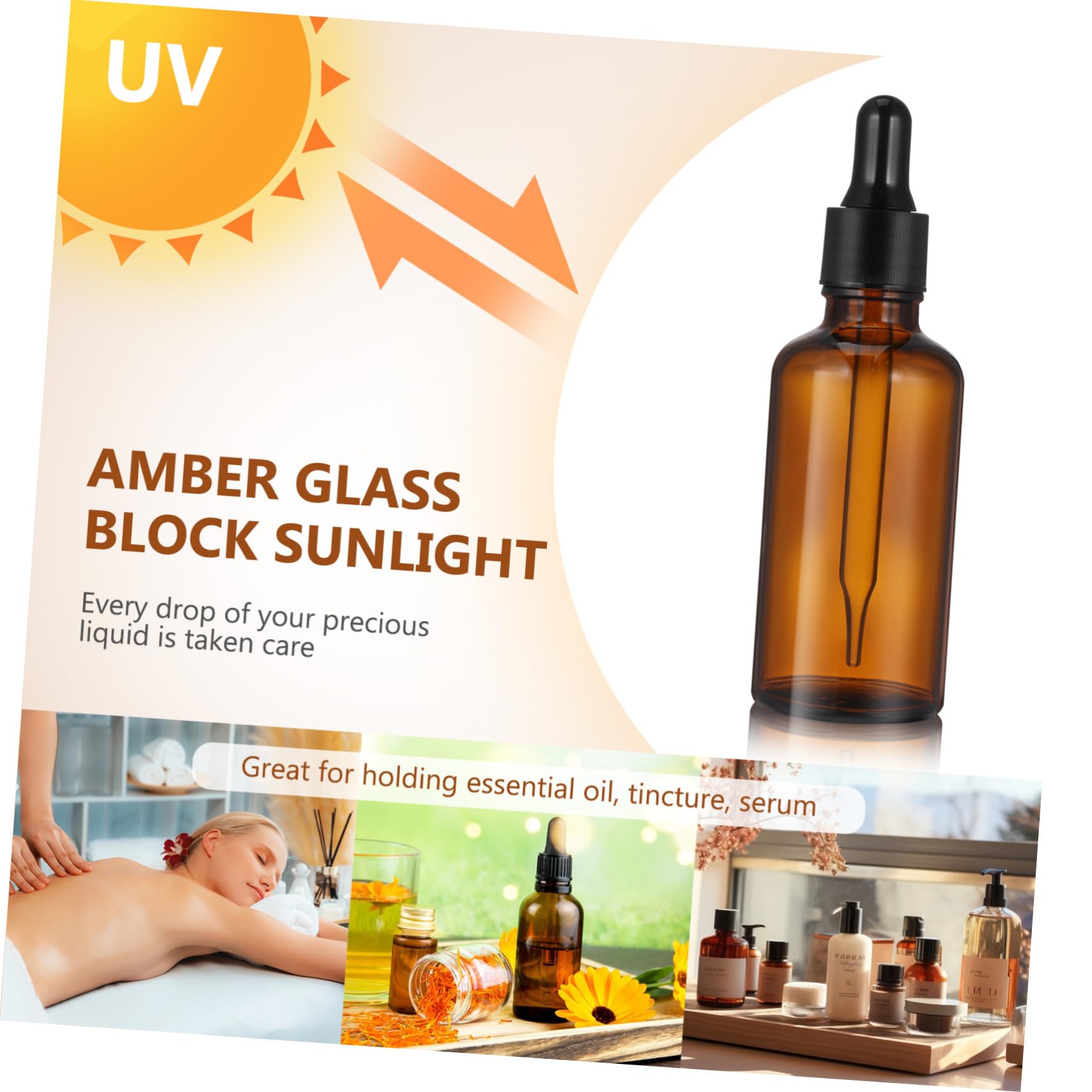 FRCOLOR 12stücke Glas-öl-fläschchen mit Pipette Ätherische Öl-flaschen für Damen Behälter für Parfum Urlaub und Ausflüge Kaffee-farbe