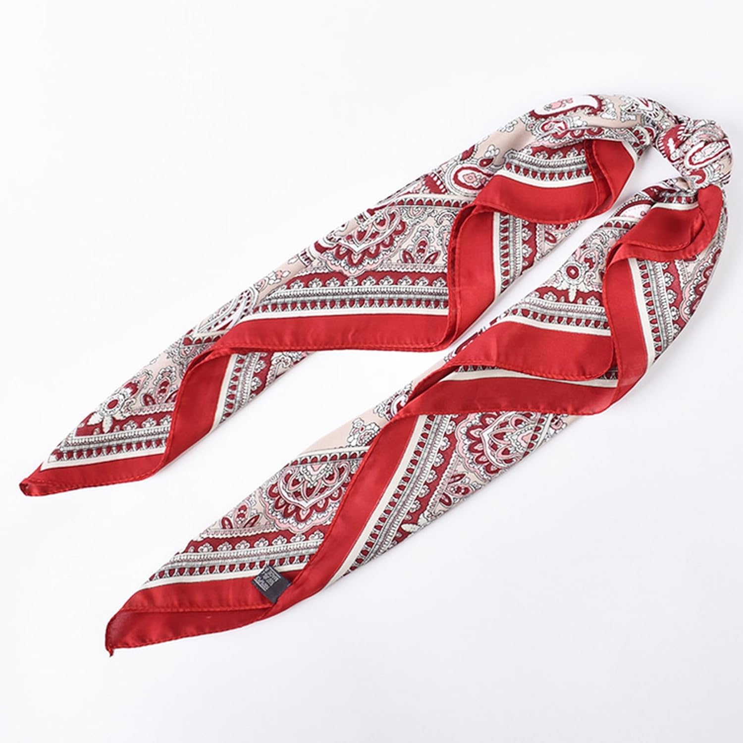 Hair Bandanas Scarf for Women Lightweight Silky Satin Square Neck Head Scarves Wrapping Sleeping Handbags Scarf - Image 3