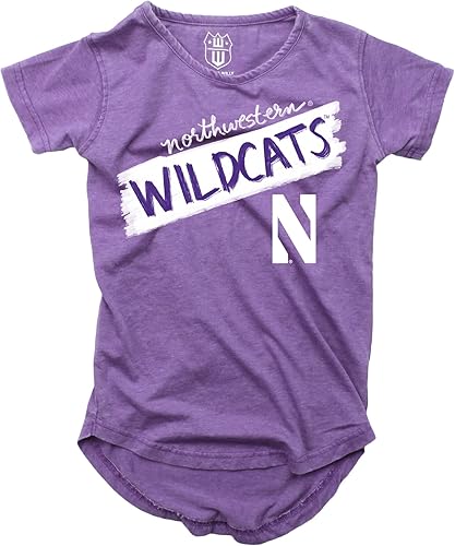 Miniatura 68 de Wes and Willy NCAA - Camiseta Burnout para niñas S/S