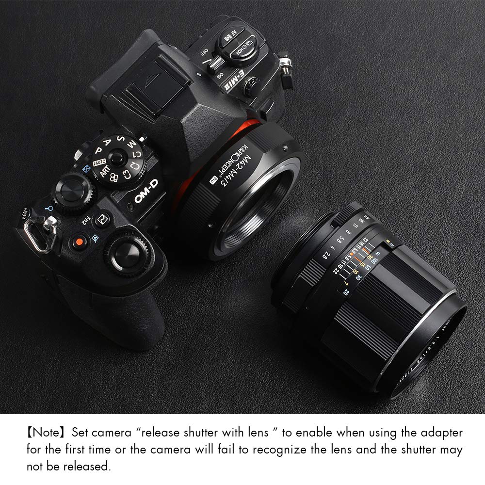 VENES M42-M4/3, Riduttore Di Focale Speed Booster Anello Adattatore Per