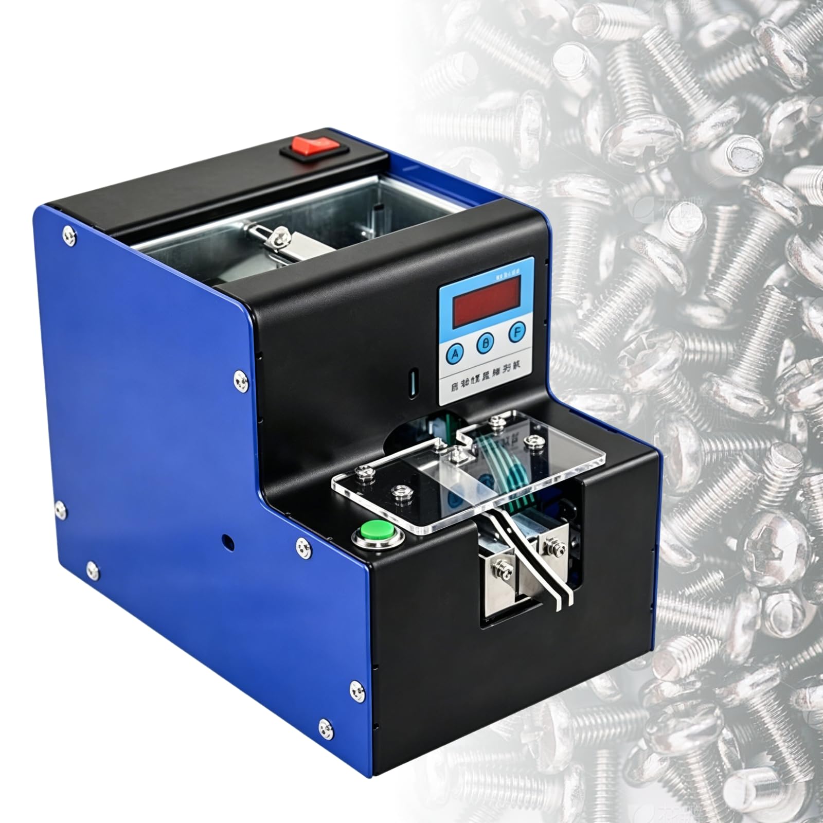 Machine de tri automatique de vis et distributeur industriel réglable