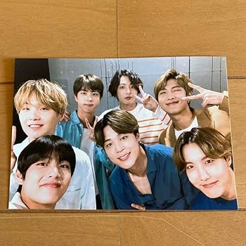 BTS 全員 メンバー 直筆サイン入り 特大フォト 非売品 ◎ 非売品】【直筆】BTS 全メンバー入りアルバム