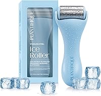 Plantifique Facial Ice Roller: Stainless Steel Cryotherapy Massager Reduces Puffiness, Tightens Skin for Face, Eyes & Body - Men & Women