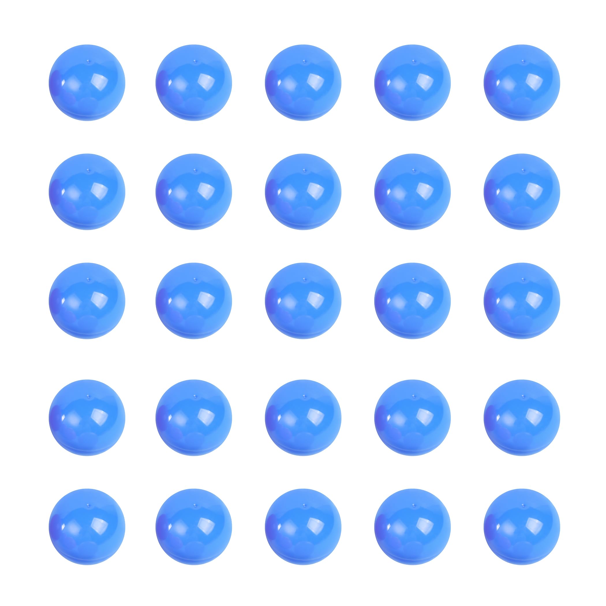 Wensmy 50Pcs Lottery Balls Easter Bingo Plastic Hollow Ball Raffle Balls Ping Pong Balls for Game Party Decoration Filled Raffle Balls (Blue)