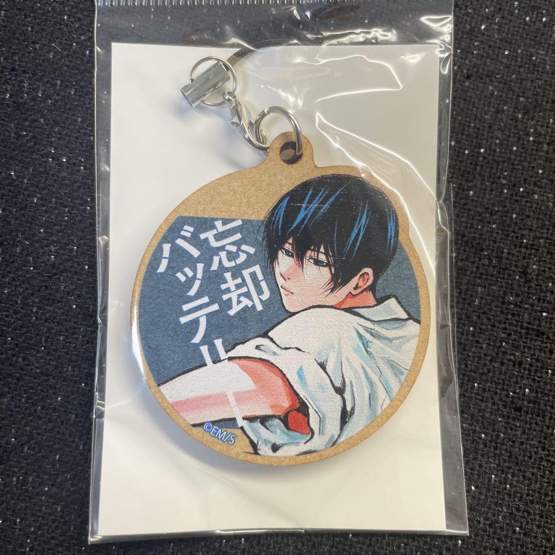 忘却バッテリー　木札ストラップ　ベルハウス　要圭　清峰葉流火　原作絵 忘却バッテリー 木札ストラップ ベルハウス 要圭 清峰葉流火