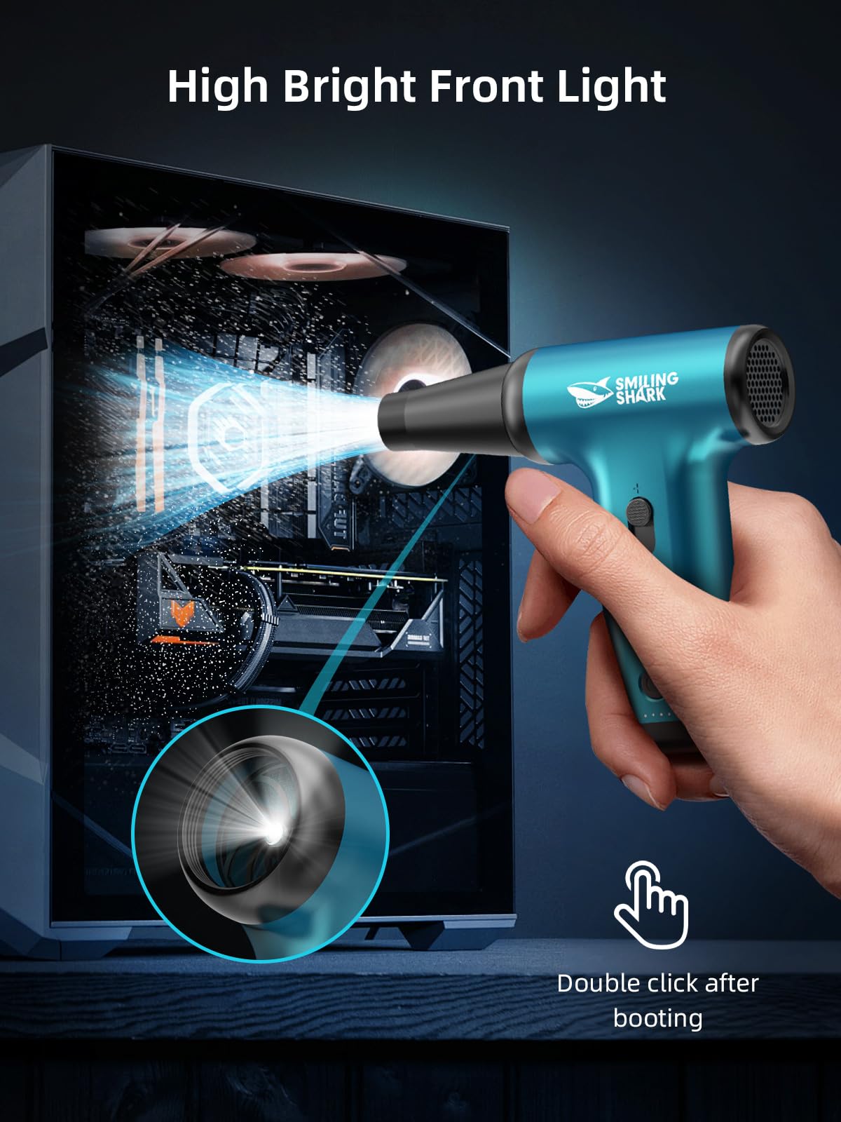 Smiling Shark Compressed Air Duster - Image 3