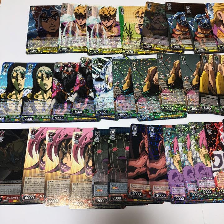 ジョジョの奇妙な冒険 ヴァイスシュヴァルツ　2デッキ デッキパーツ ジョジョの奇妙な冒険 黄金の風】デッキレシピ&解説【ヴァイス