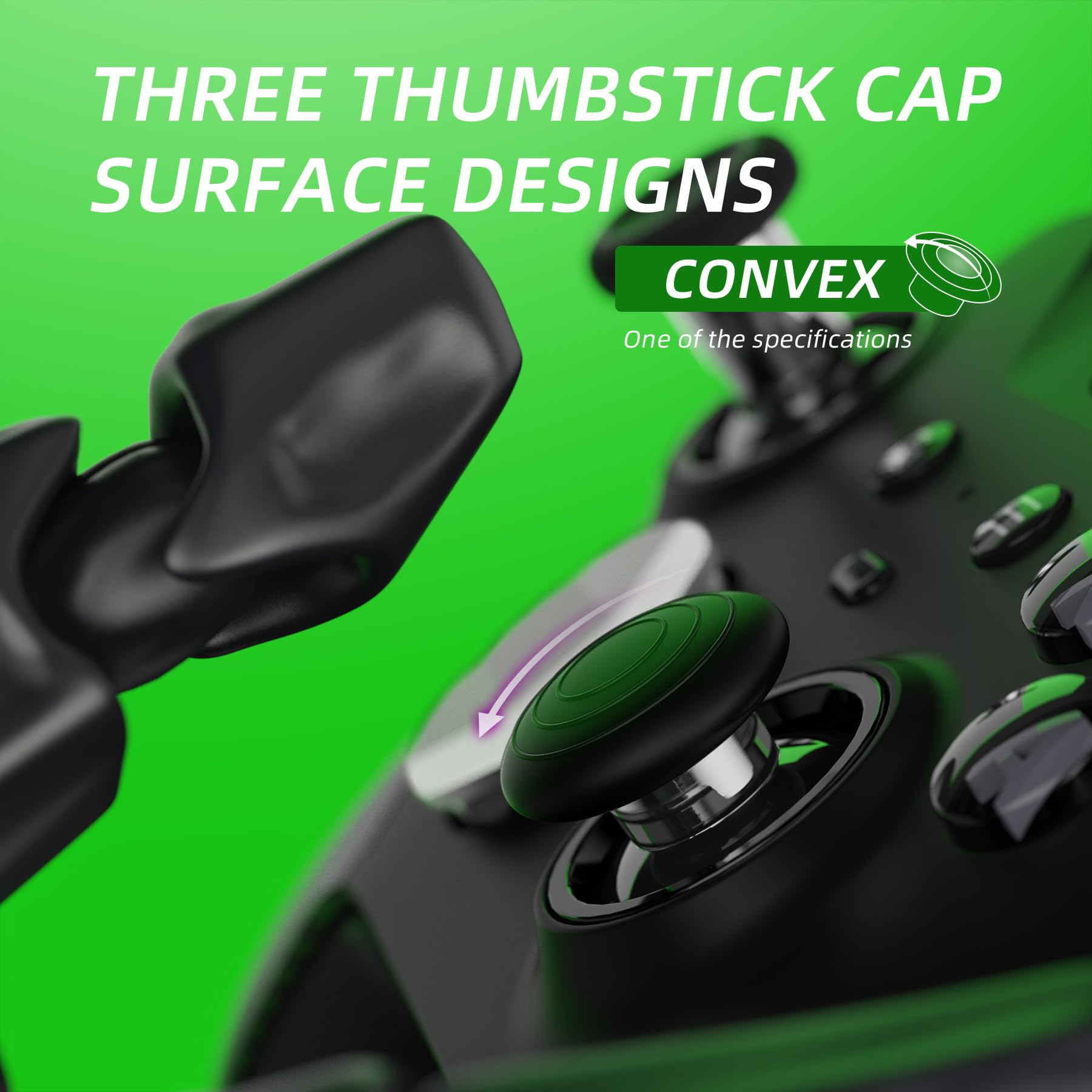 eXtremeRate Joysticks avec D-Pad Bouton Palettes Métal pour Xbox Elite/Series 2 Core Manette, Bouton de Remplacement pour Xbox Elite Series 2, 12 en 1 Argenté et Argenté