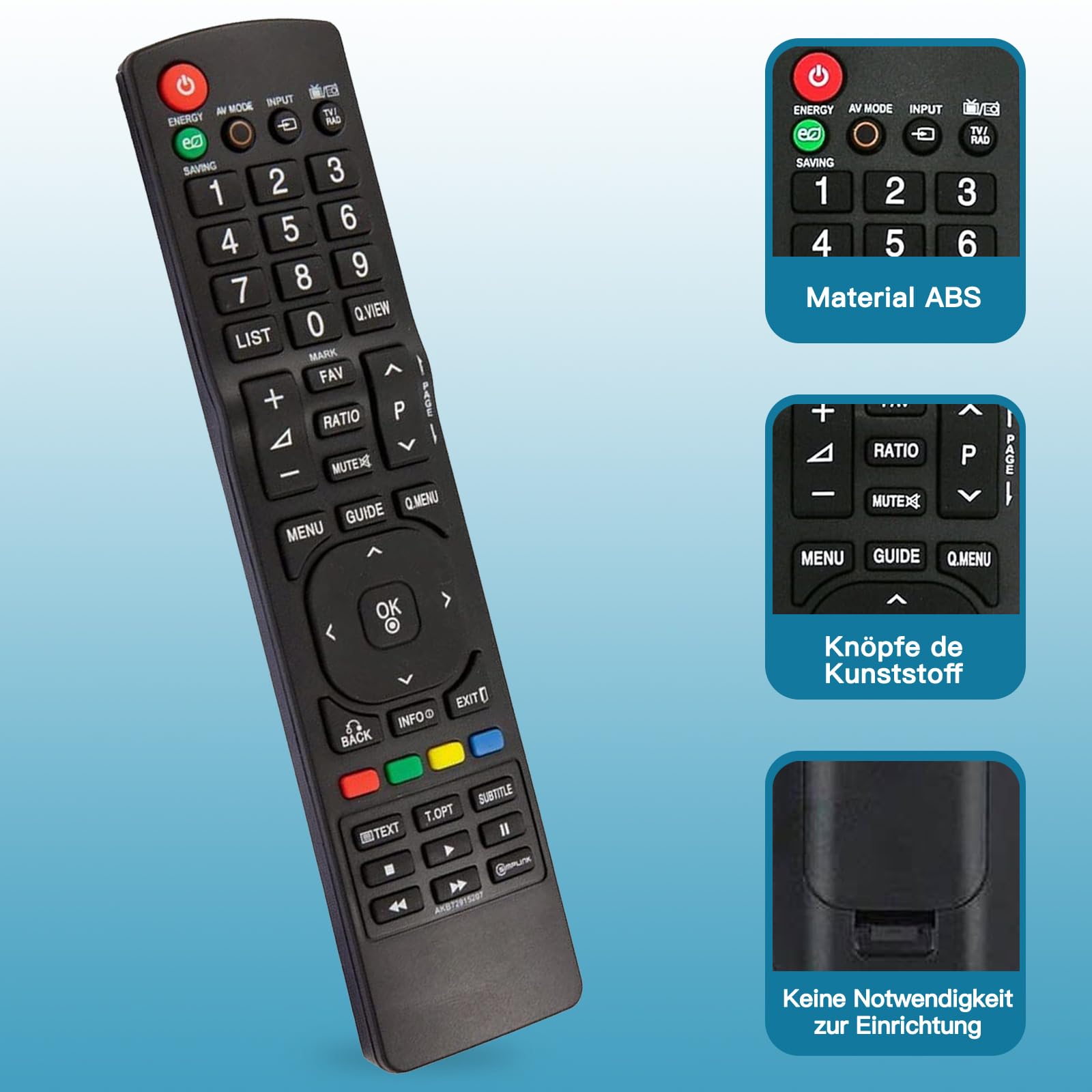 Telecomando Universale Compatibile Con Samsung,lg, LIFE 55.00UNI50