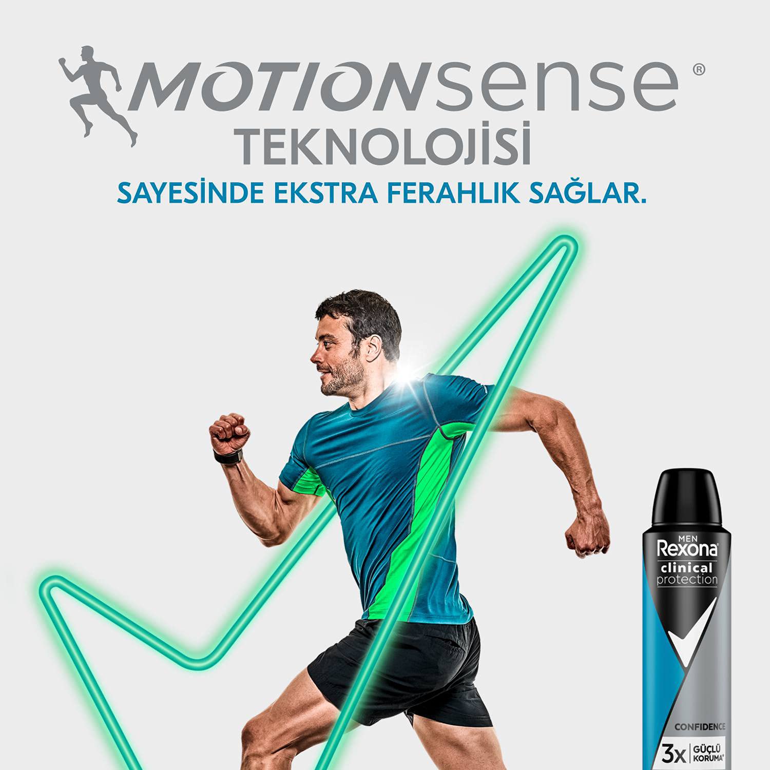Rexona Men Clinical Protection Erkek Sprey Deodorant Confidence 150 ml 2li paket