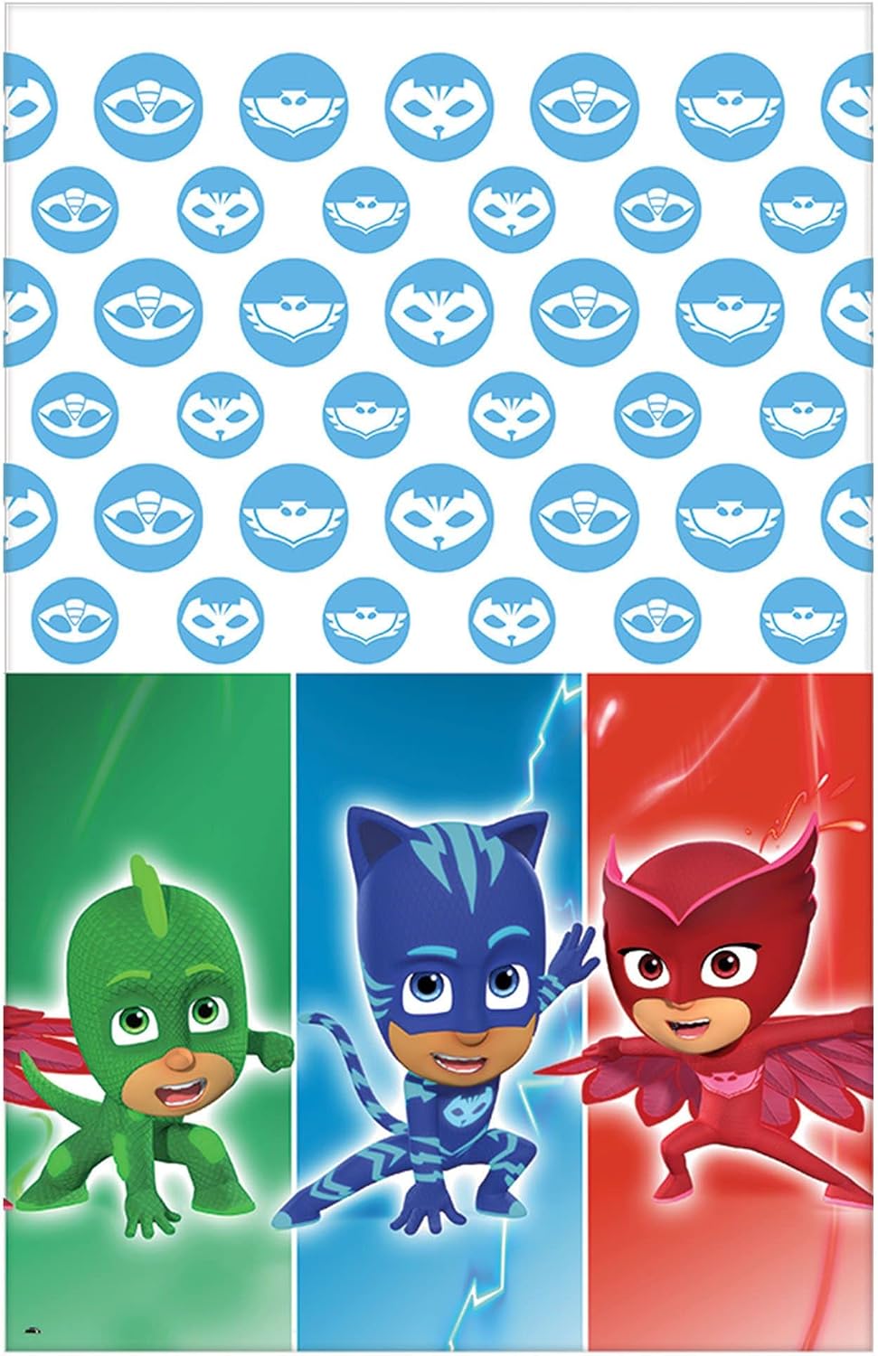 Amscan PJ Masks Plastic Table Cover - 54' x 96', 1 Pc