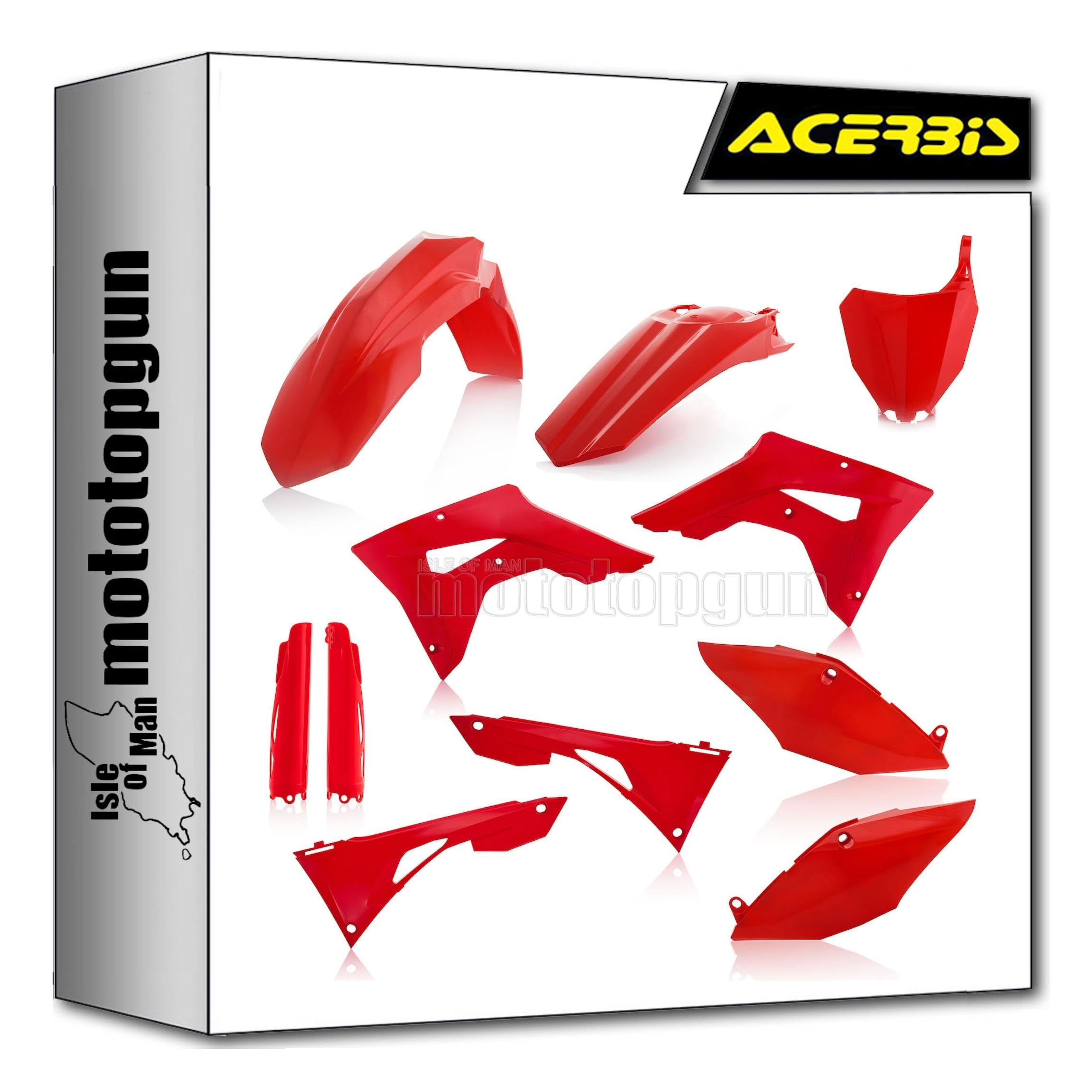Carénage Acerbis rouge Honda CRF 250 RX 2019 2020 complet - 3