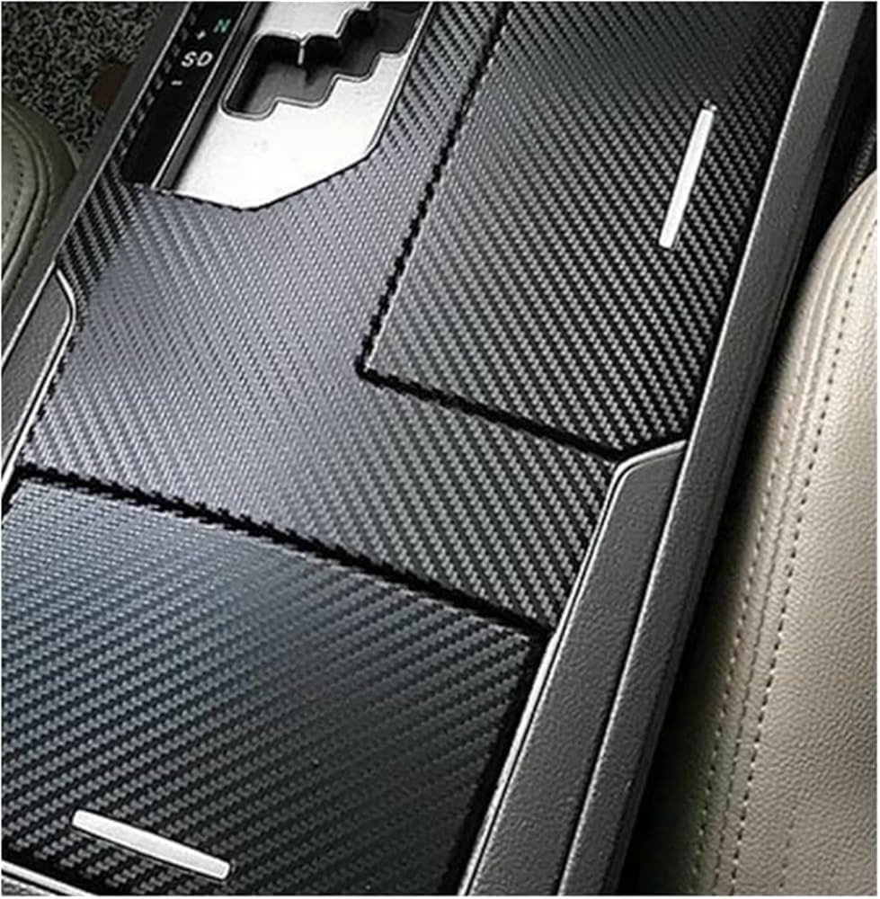 Car Interior Center Console Door Gear Panel Molding Trim Kit Fit for Toyota Camry 2006-2011 LHD 3D Carbon Fiber Style Interior Kits