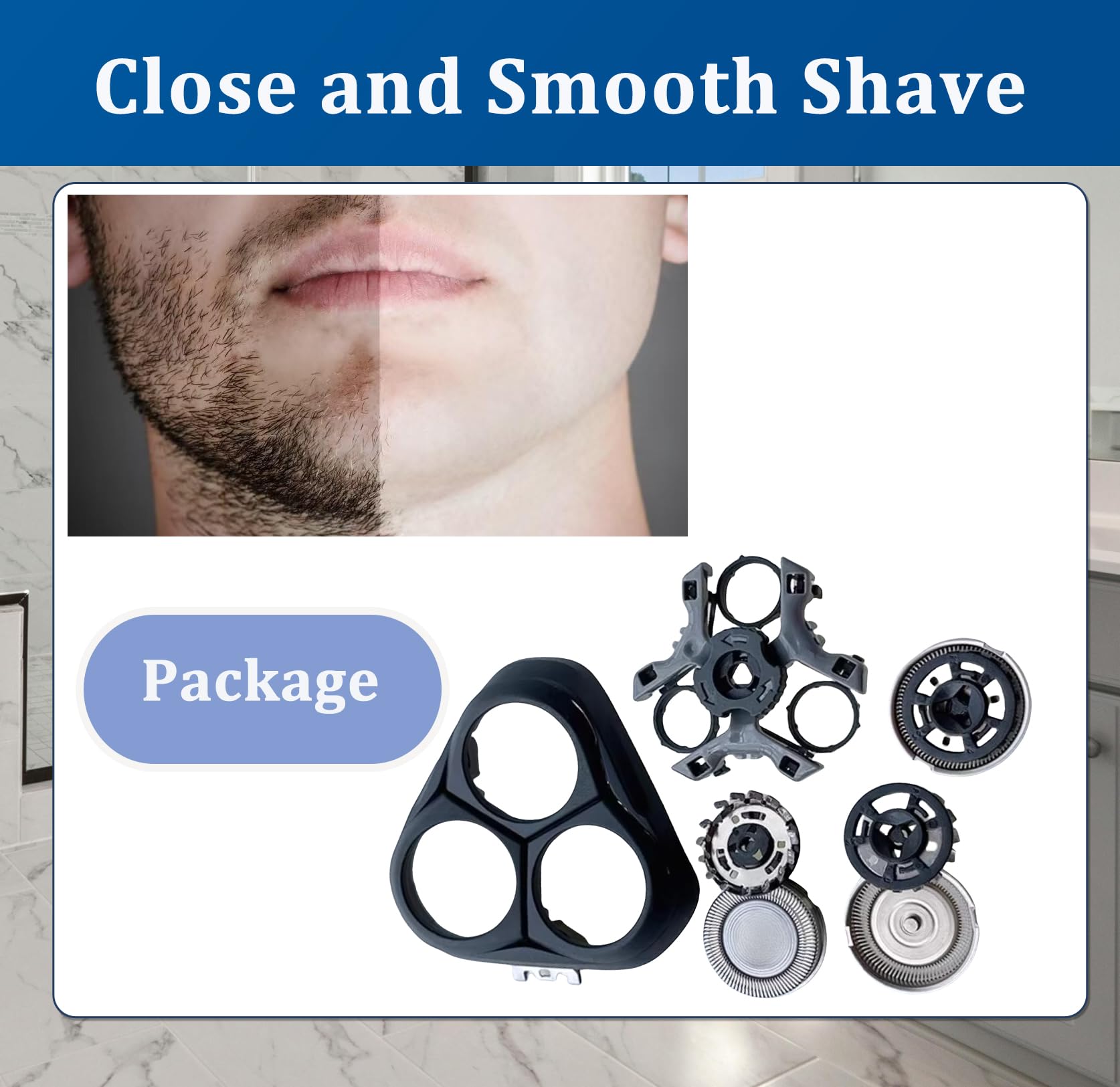 S3000 Replacement Head for Philips Norelco Series 3000 Shavers