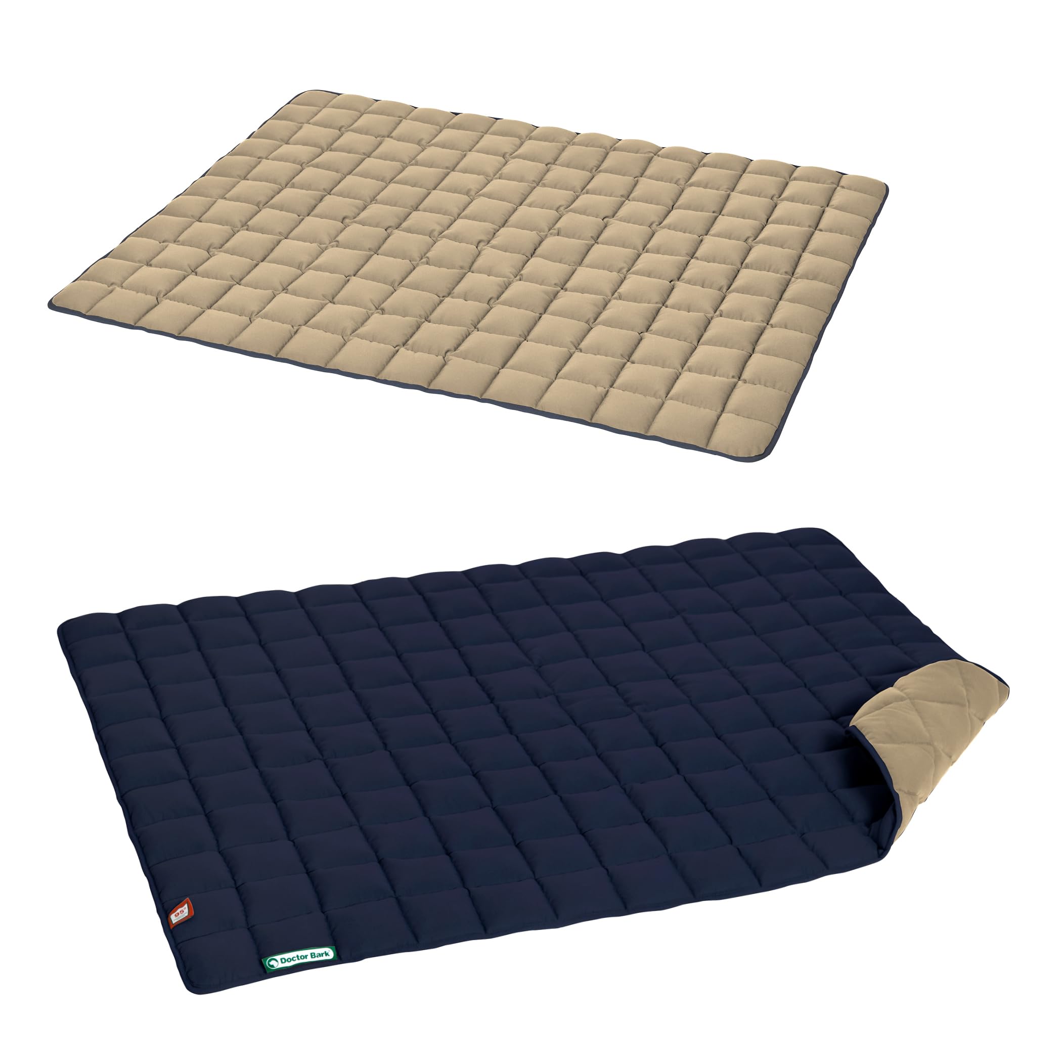 Doctor Bark Manta para Perros, Suave, Perros Muy Grandes, Resistente, para Interior y Exterior, Lavable hasta 95 °C (Talla XXL, Color marrón Dorado)