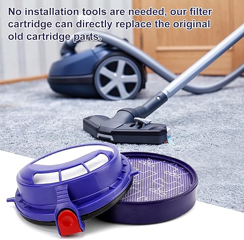 Miniatura 6 de Kit de filtro de repuesto para filtros de bola de vacío DC25, incluye filtros premotor lavables 919171-0 y filtros de motor de poste 916188-05