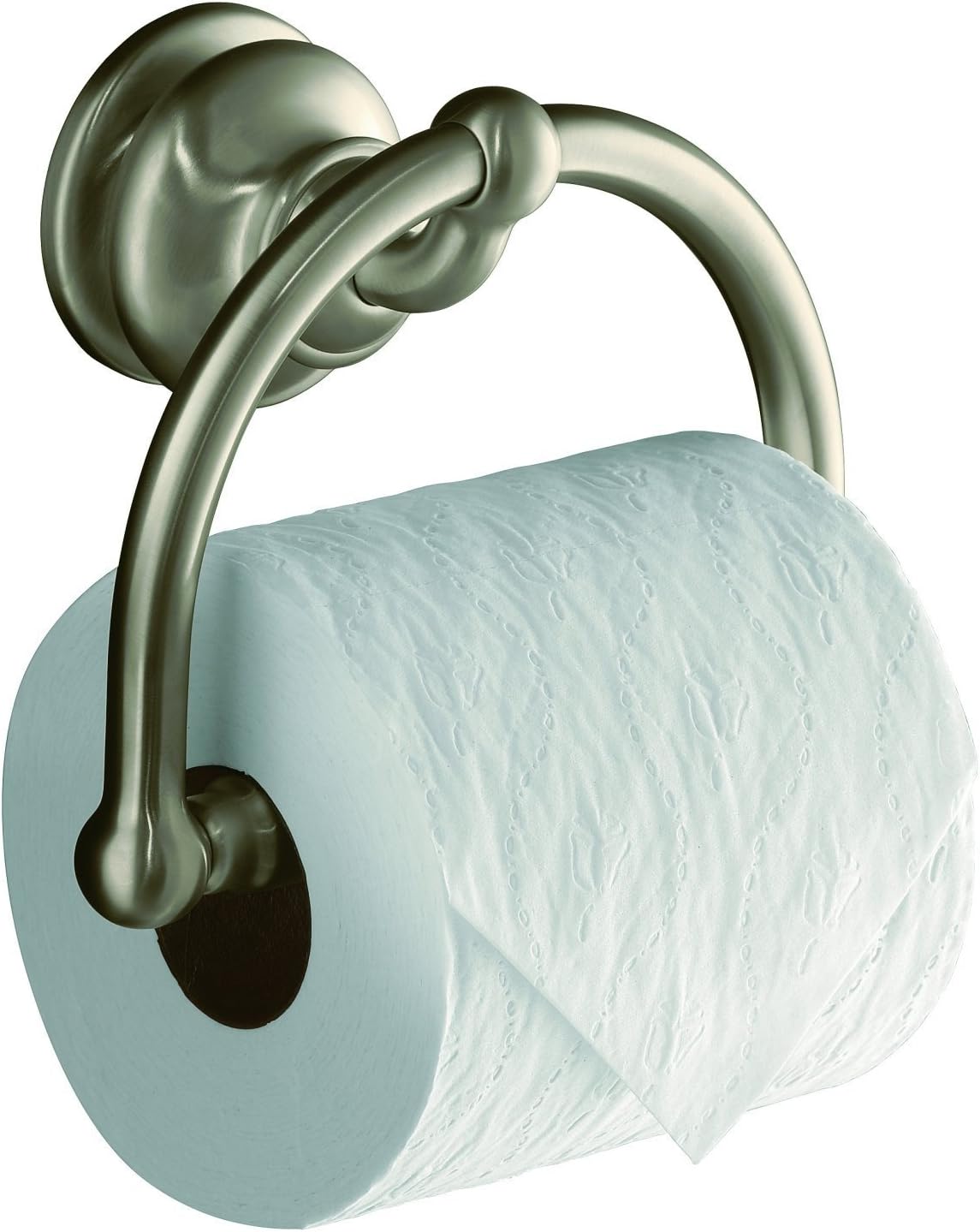 KOHLER K-12157-BN Fairfax Toilet Tissue Holder, Vibrant Brushed Nickel