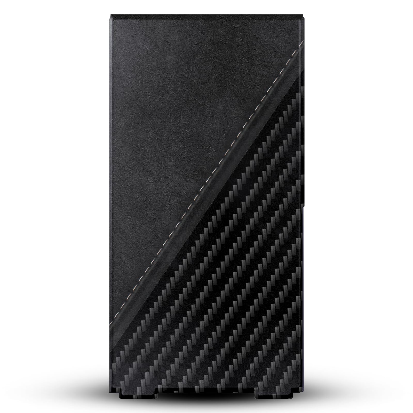 Head Case Designs Sous Licence Officielle Alyn Spiller Cuir Fibre de Carbone Mix Art Enveloppement De Console De Jeu Compatible avec Xbox Series X