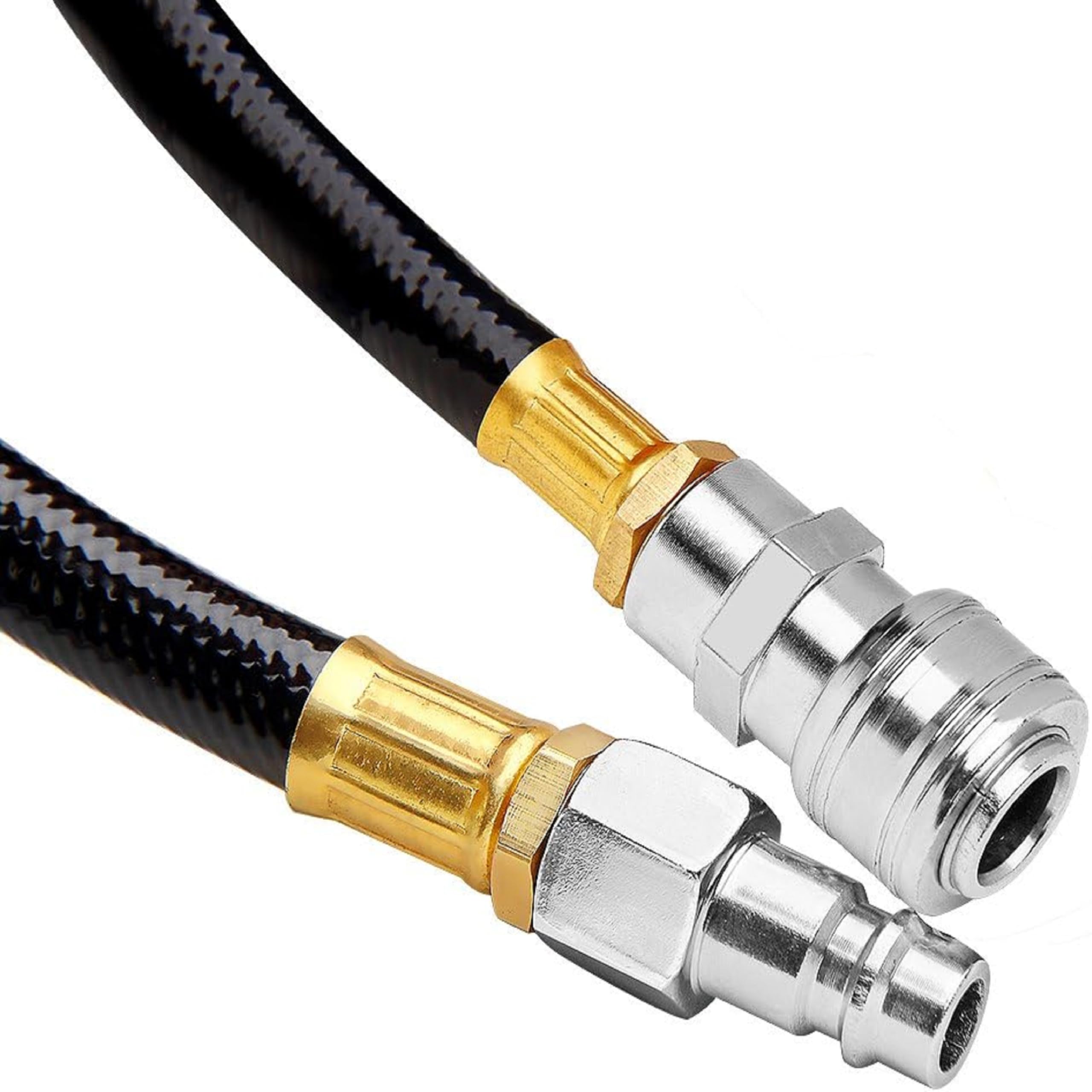 DEUBA® Dévidoir enrouleur tuyau à air comprimé automatique 10m+1m raccord 3/8' 12 bar Ø12mm enroulement tuyau pneumatique support mural