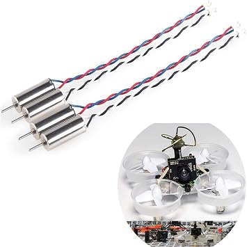 Crazepony 4pcs 6x15mm Motor Speed Insane 19000KV for Blade Inductrix Tiny Whoop Micro JST 1.25 Plug