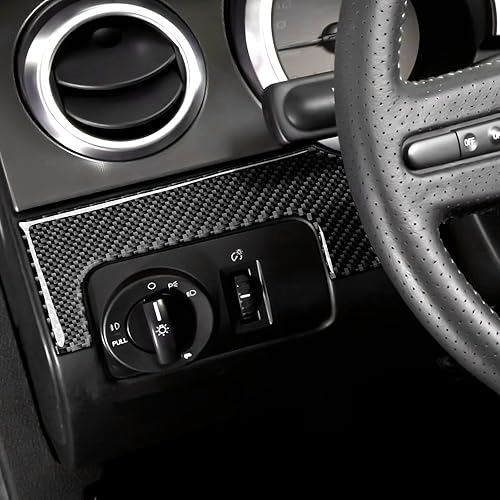 Miniatura 84 de Car Air Conditioning Control Panel Sticker Cover for Ford Mustang GT Shelby 2005 2006 2007 2008 2009 Accessories Carbon Fiber Decal Air Conditioning
