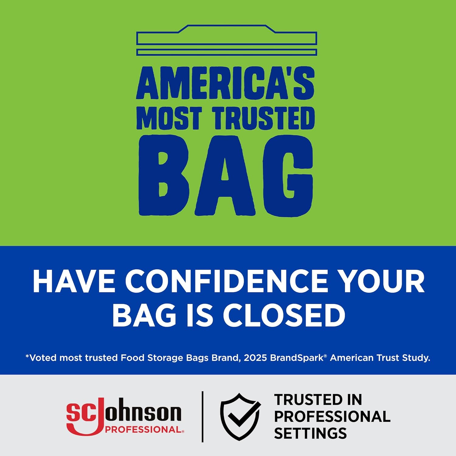 SC Johnson Professional Ziploc Sandwich and Snack Bags, 12 Boxes x 50 Bags, 600 Total Bags